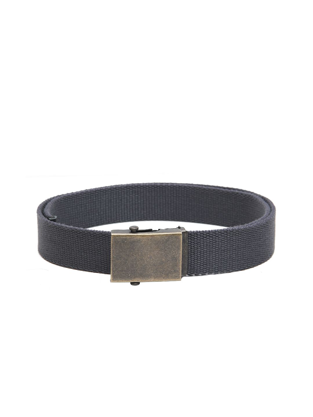 Calvadoss Women Grey Cotton Canvas Belt Price in India