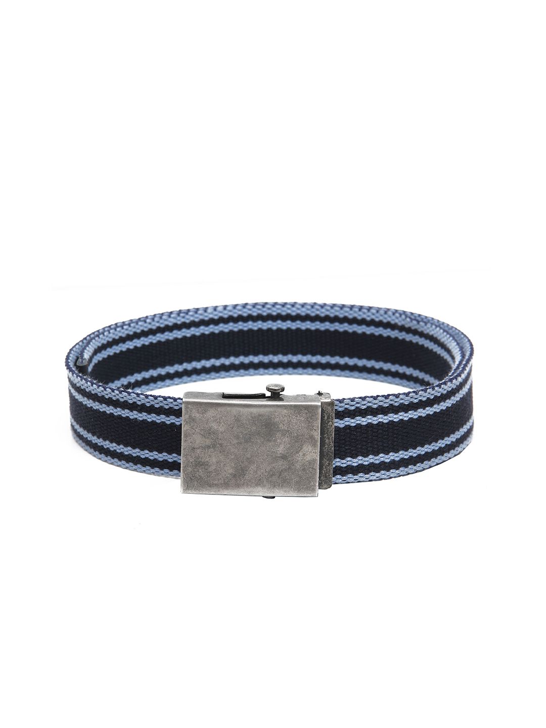 Calvadoss Women Navy Blue Cotton Canvas Belt Price in India