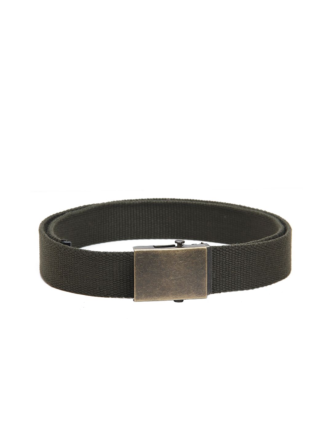 Calvadoss Women Green Cotton Canvas Belt Price in India