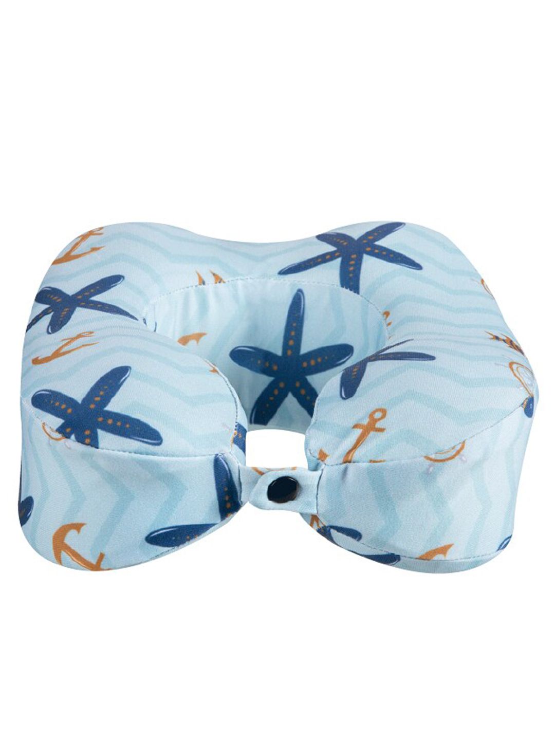 The White Willow Blue Printed Travel Neck Pillow Price in India