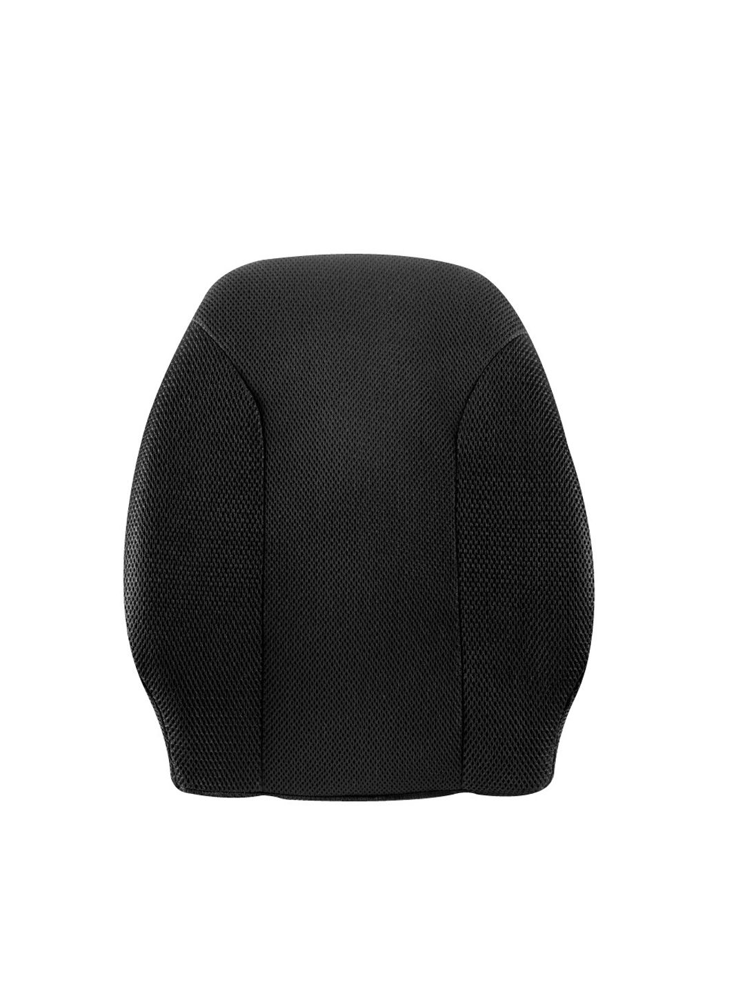 The White Willow Black Memory Foam Lumbar Backrest Pillow for Upper Back Price in India