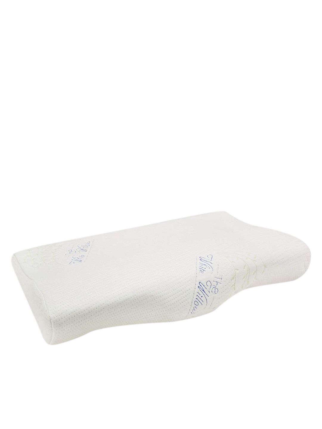 The White Willow White Contour Memory Foam Small Neck Pillow Price in India