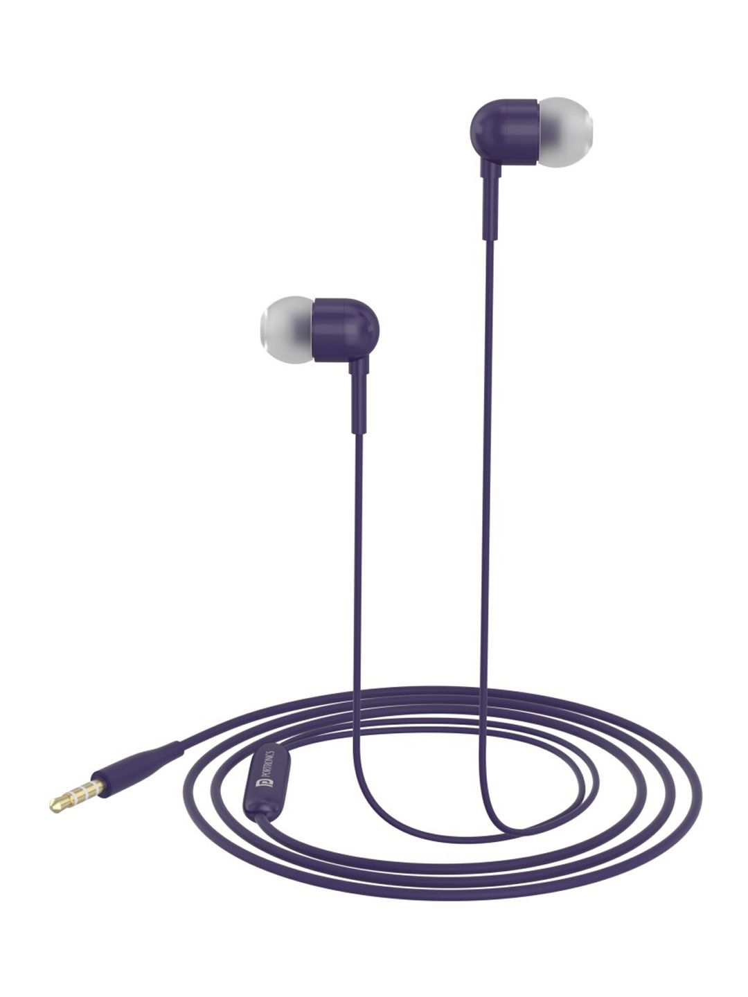 Portronics Adults Violet Solid In-Ear Wireless Bluetooth Earphones Price in India