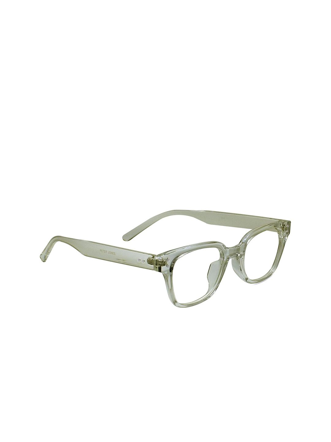 Peter Jones Eyewear Unisex Grey Square Frames Price in India