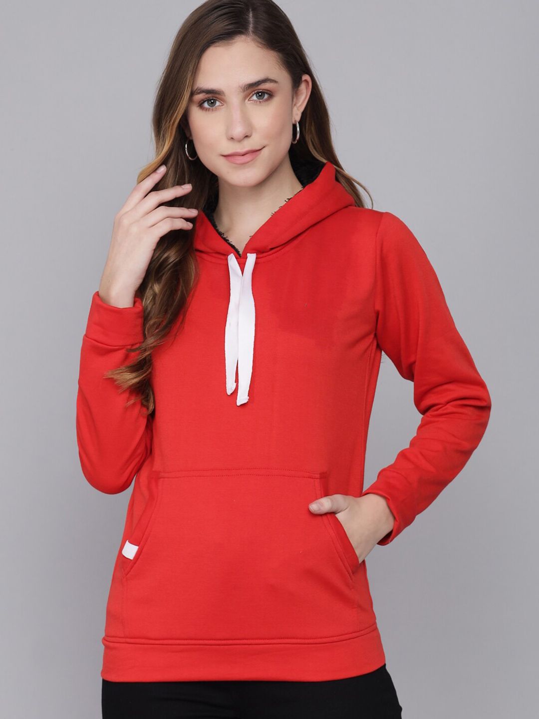 Darzi Women Red Sweatshirt Price in India