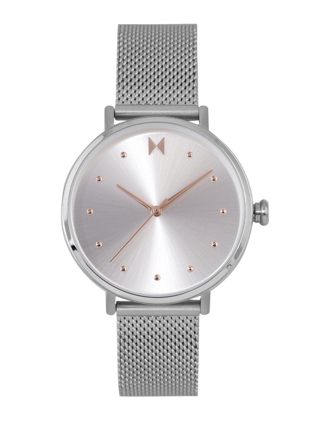 MVMT Women Silver-Toned Dot Analogue Watch 28000166 Price in India