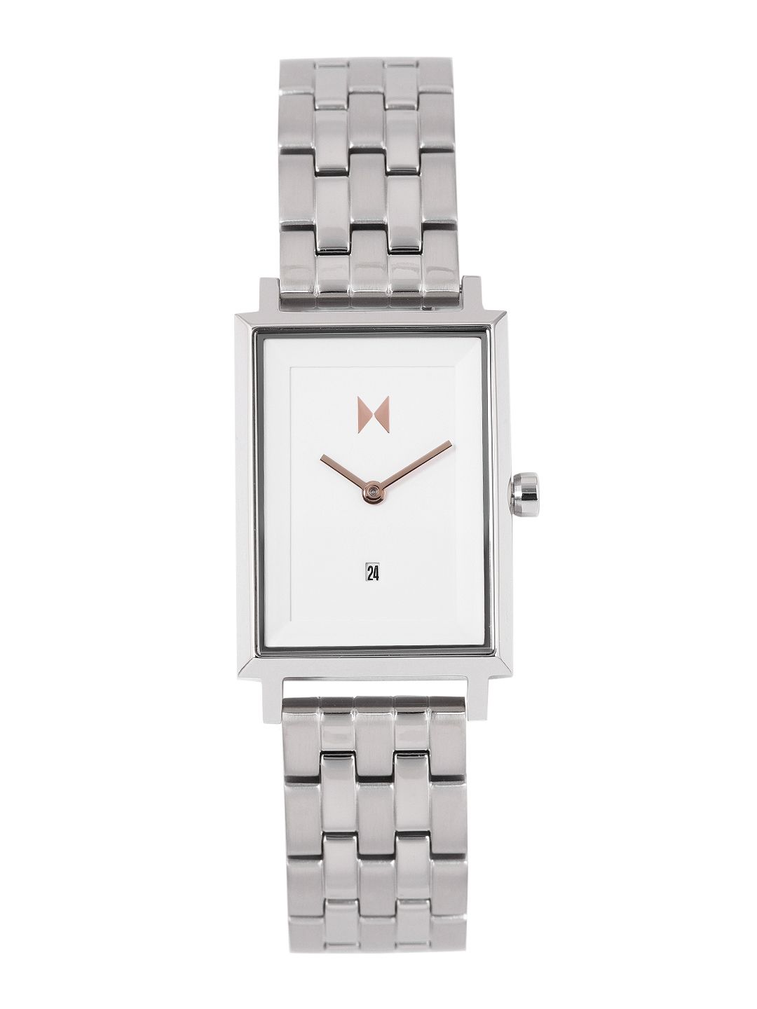 MVMT Women White Signature Square Analogue Watch 28000117 Price in India