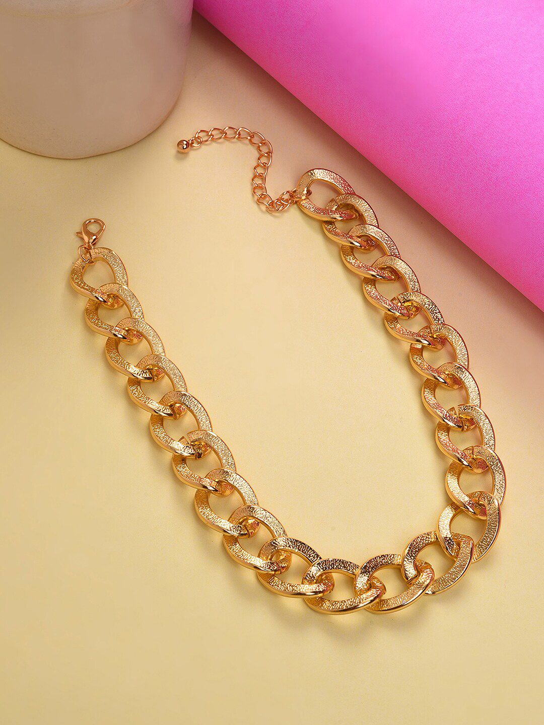 SOHI Gold-Toned Link Chain Price in India
