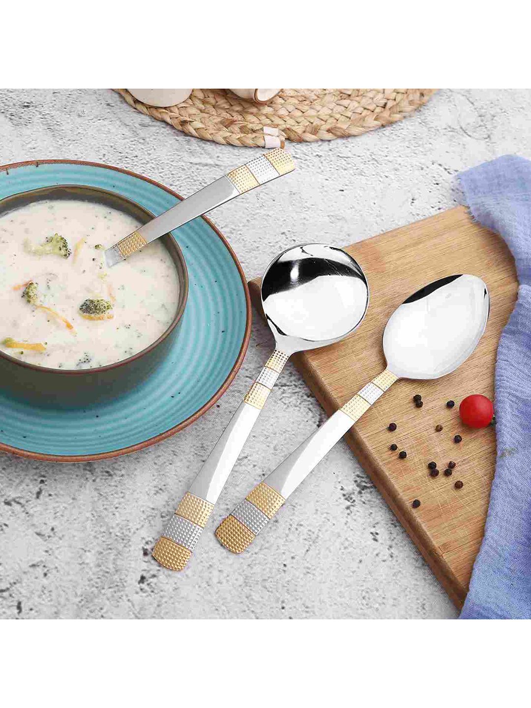 Wonderchef Set of 3 Gold-Plated Serving Spoons Price in India