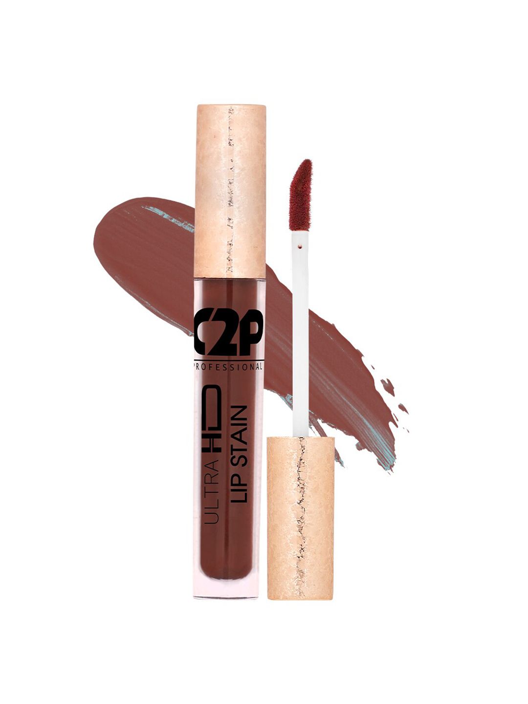 C2P PROFESSIONAL MAKEUP Lip Stain Liquid Lipstick - Cococa Mocha 19 5 ml Price in India