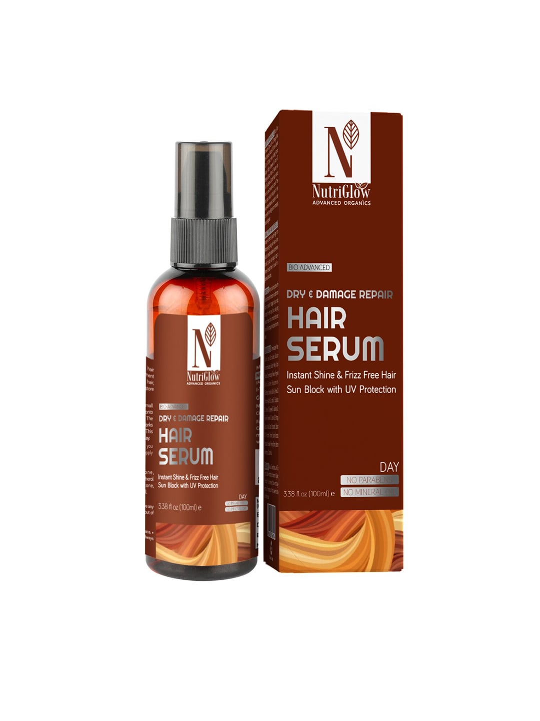 Nutriglow Advanced Organics Dry & Damage Hair Repair Serum - 100ml Price in India