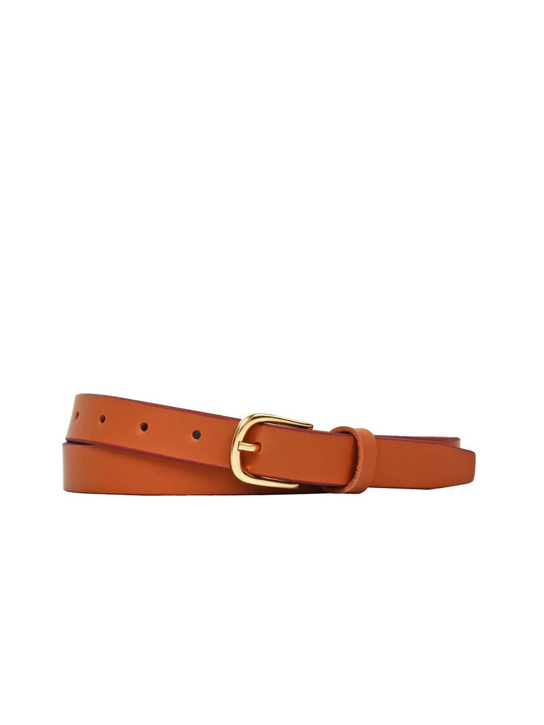 SIDEWOK Women Tan Brown PU Belt Price in India