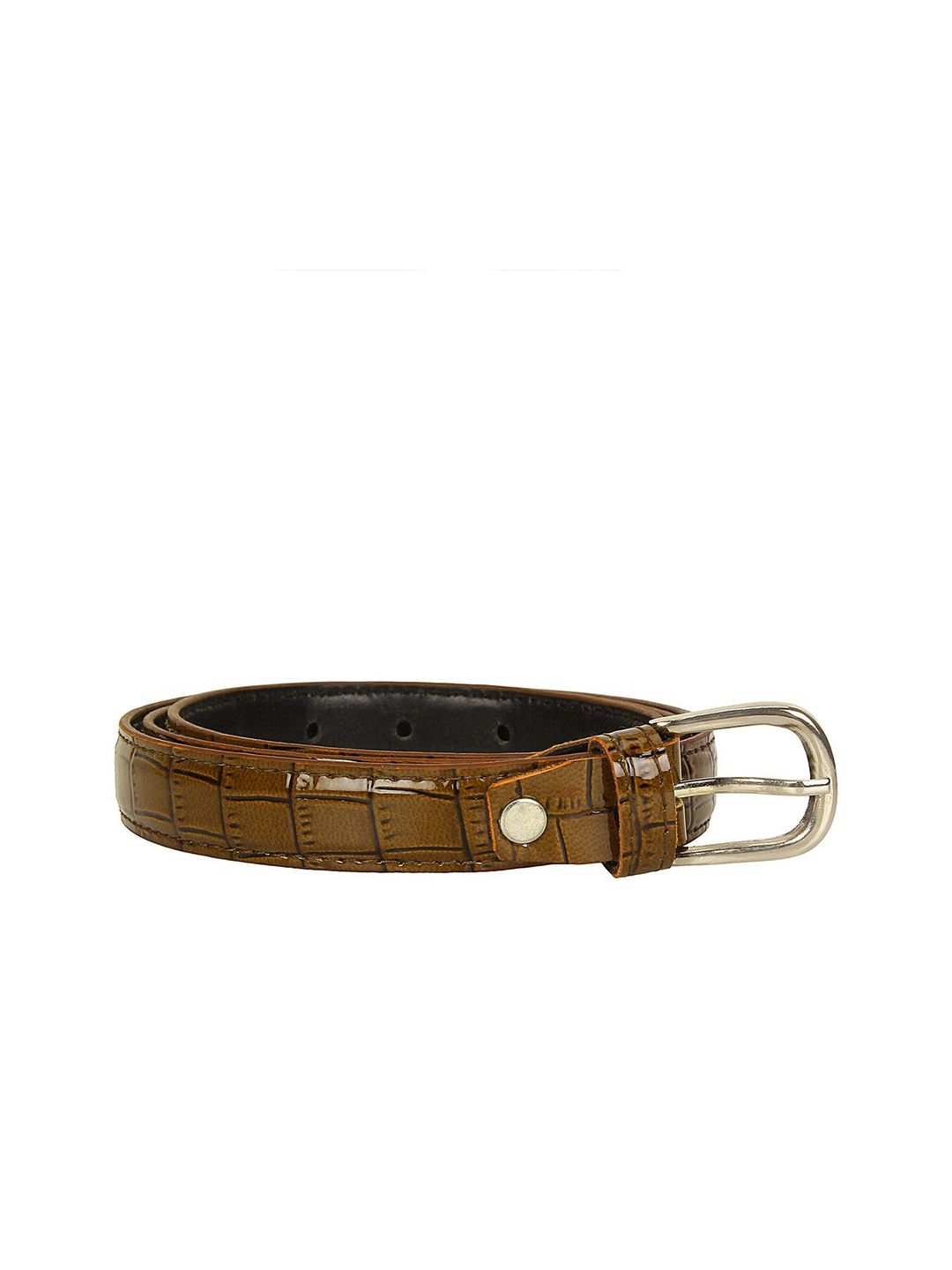 SIDEWOK Women Brown Animal Printed Belt Price in India