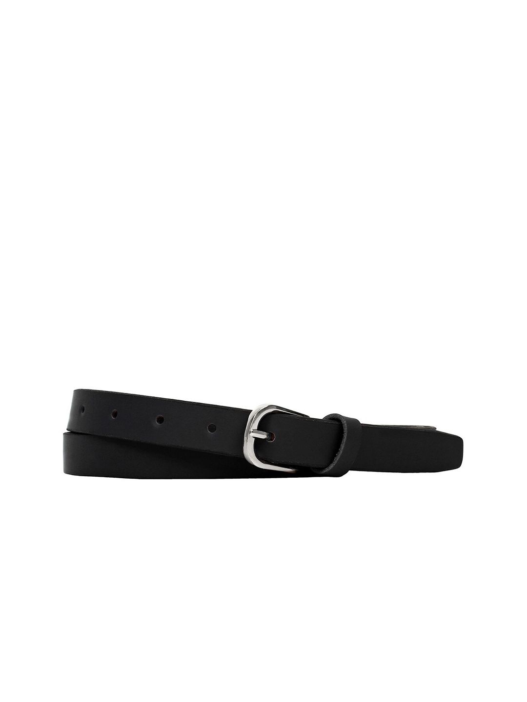 SIDEWOK Women Black Solid Belt Price in India