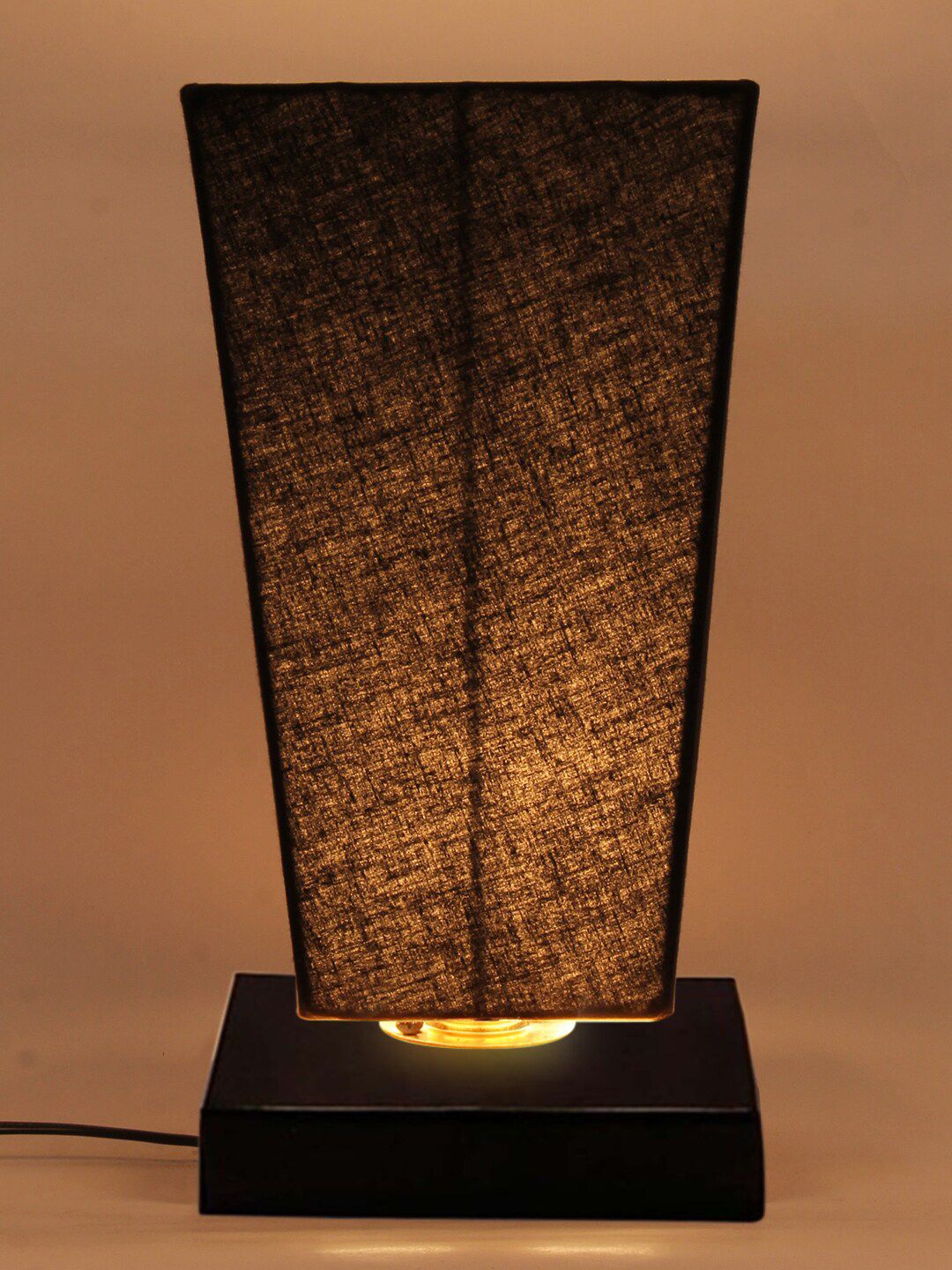 Devansh Black Shade & Iron Base Table Lamp Price in India