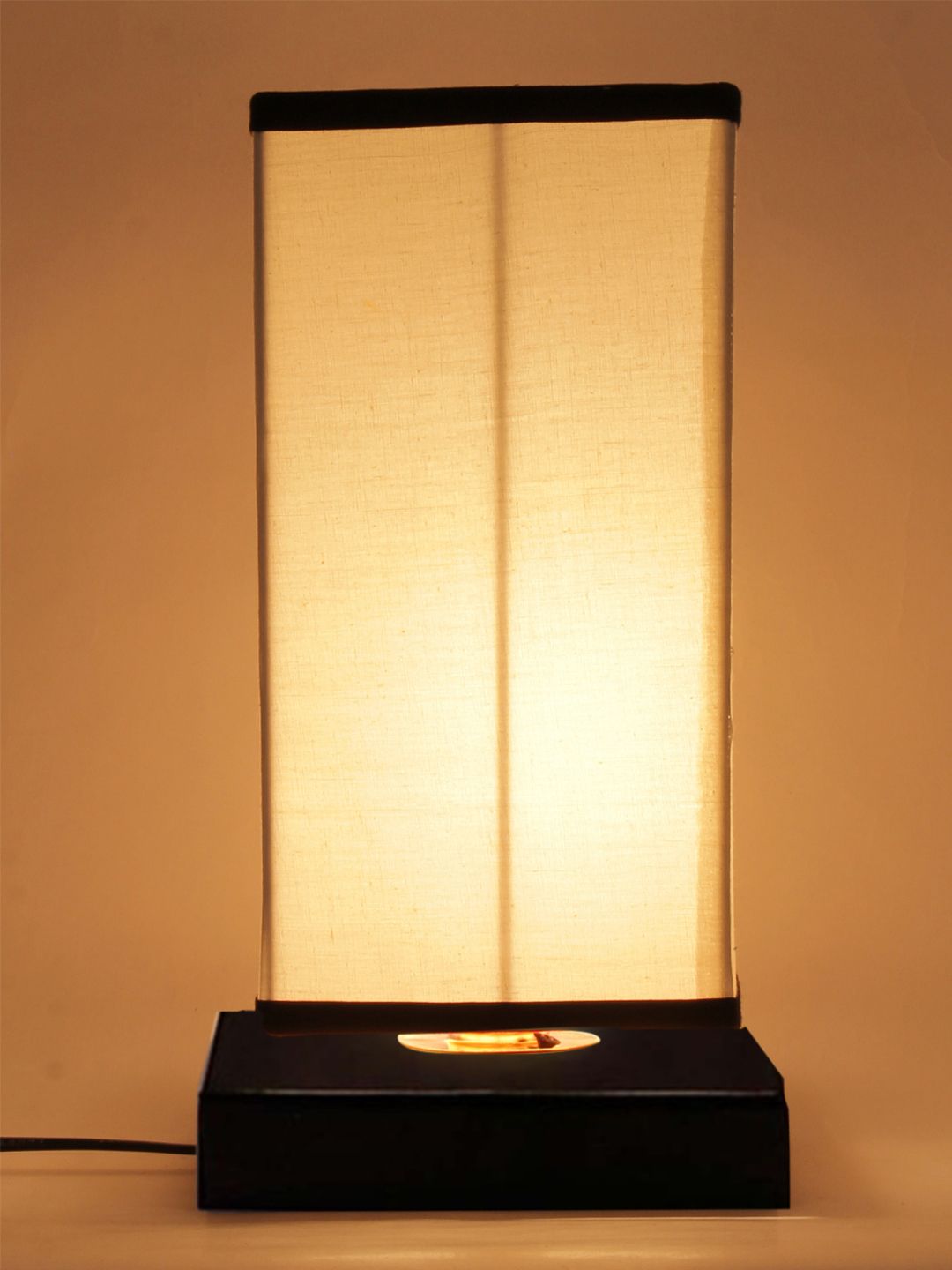 Devansh White Shade & Iron Base Table Lamp Price in India