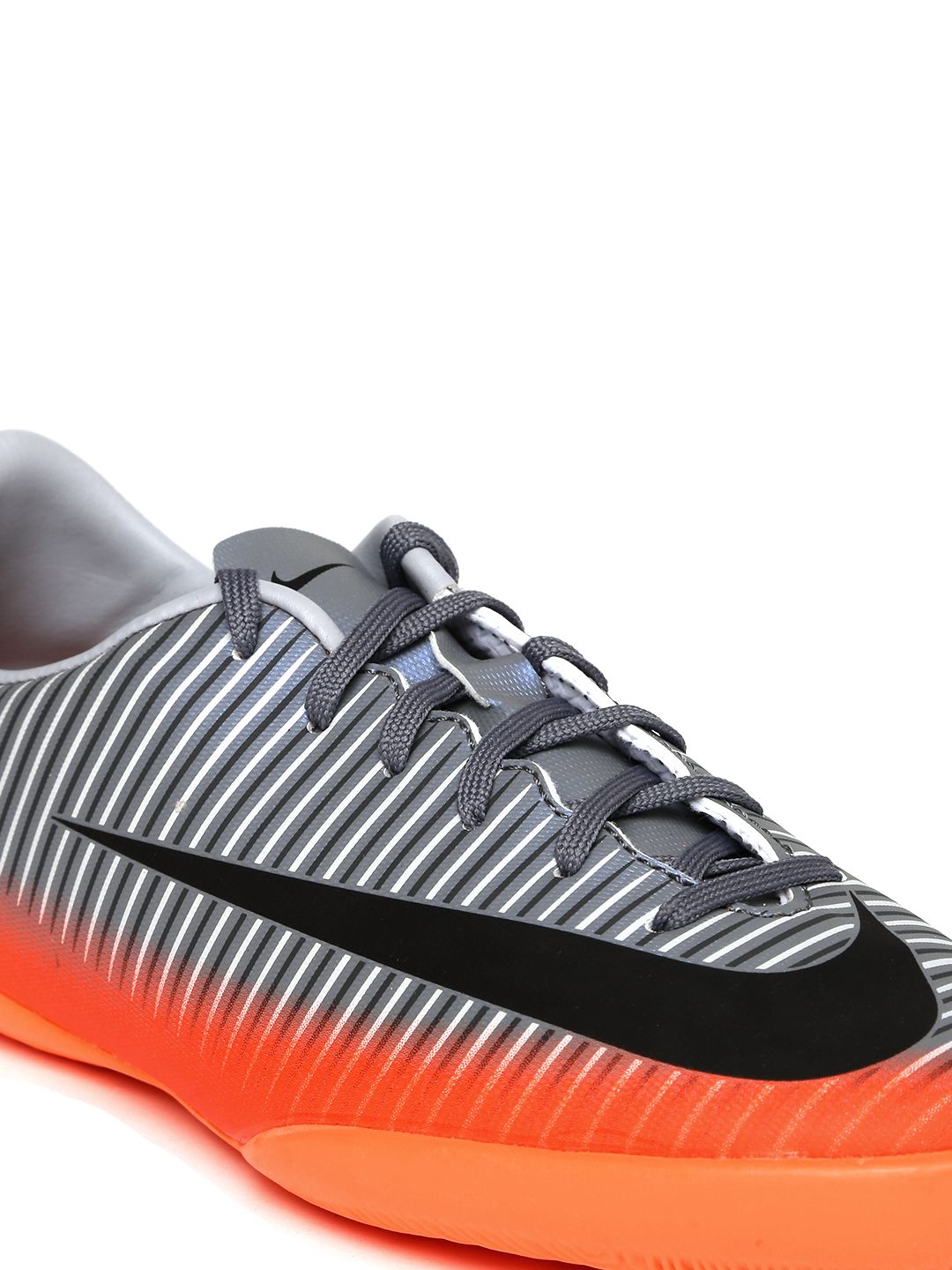 Buy Nike Unisex Grey & Orange MERCURIALX VICTRY 6 CR7 Football