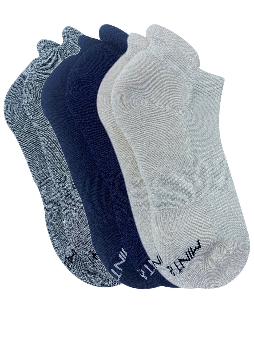 Mint & Oak Women Solid Set of 3 Socks Price in India