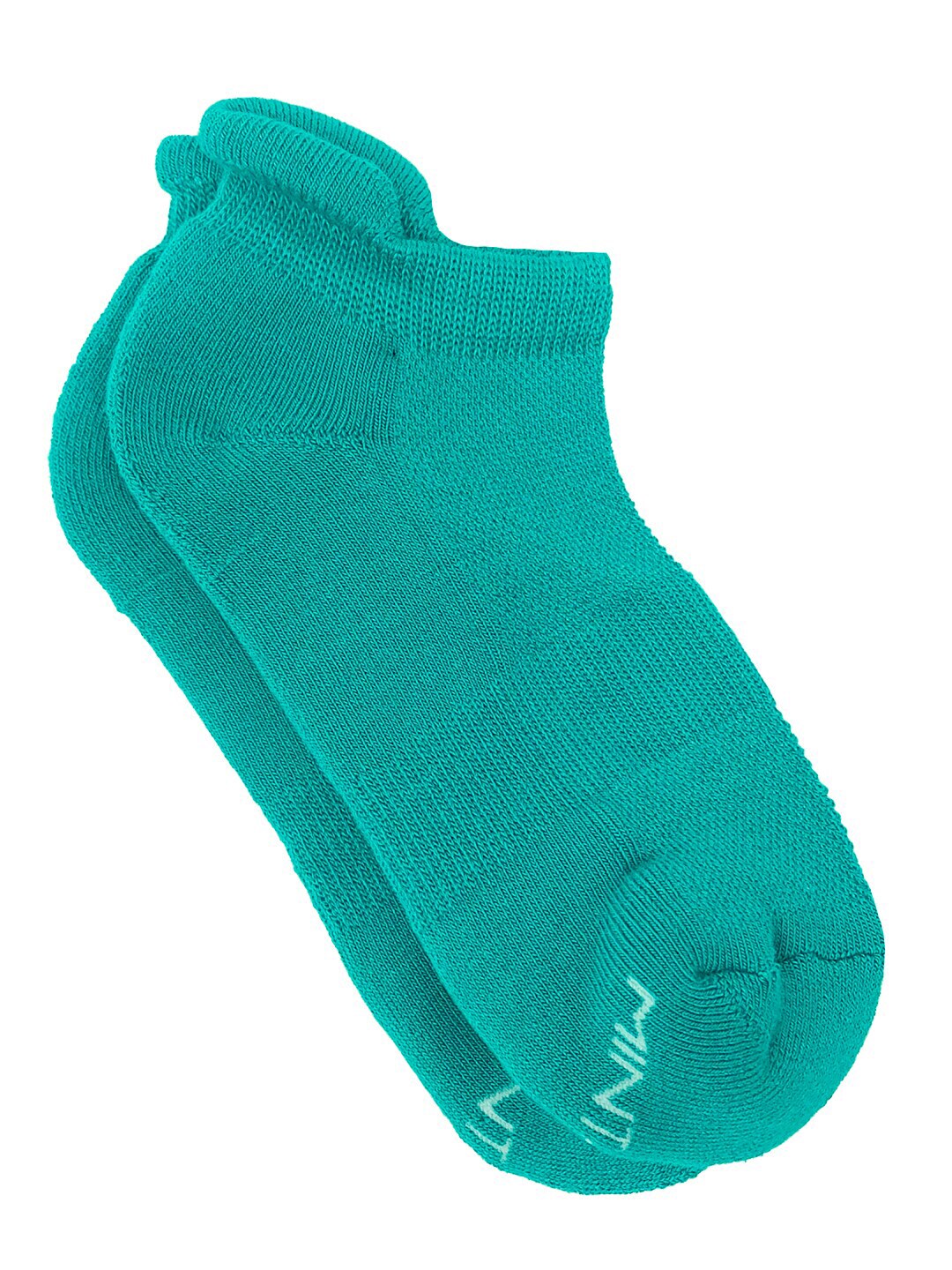 Mint & Oak Women Green Solid Socks Price in India