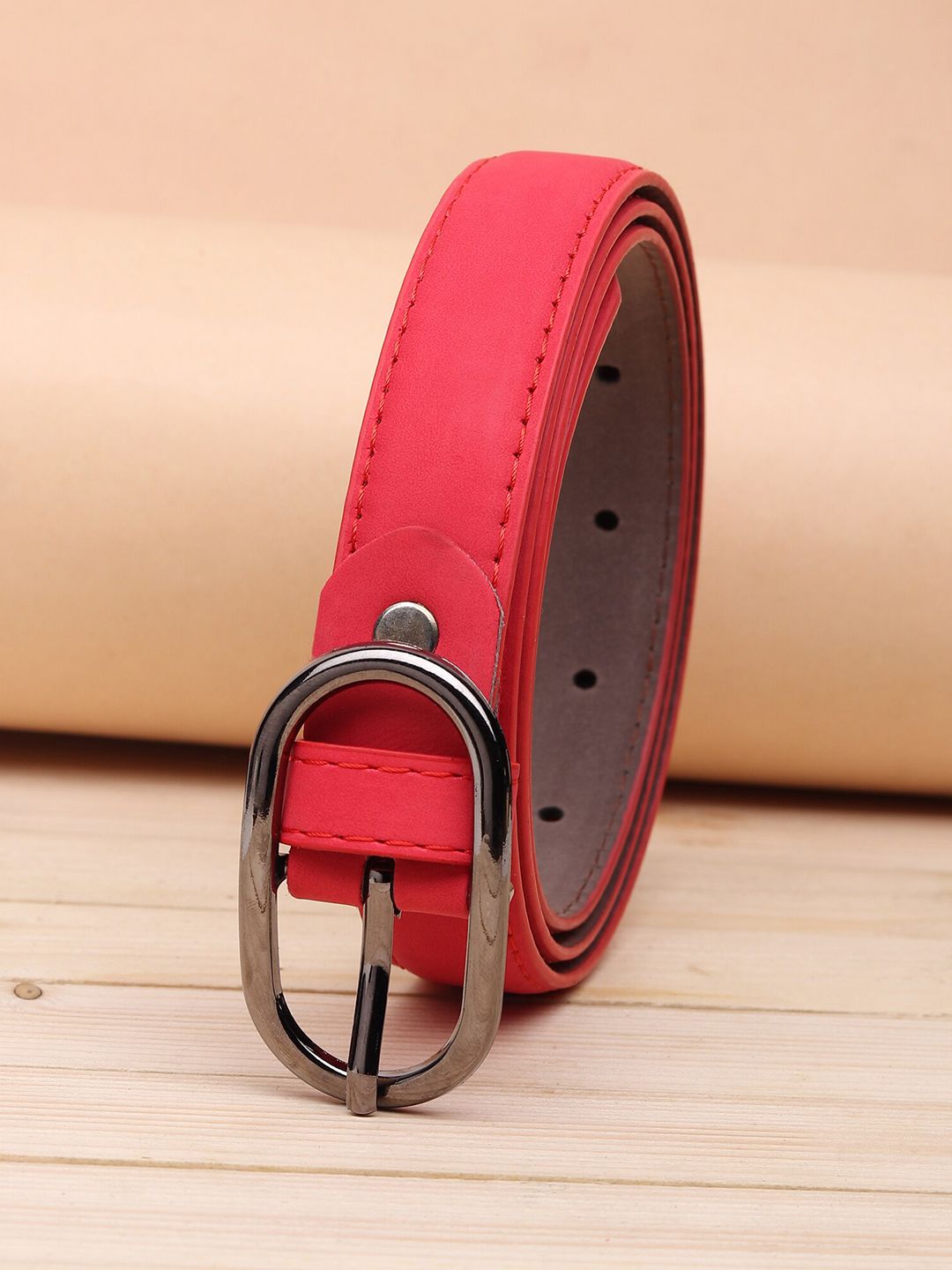 URBAN ALFAMI Women Red PU Belt Price in India