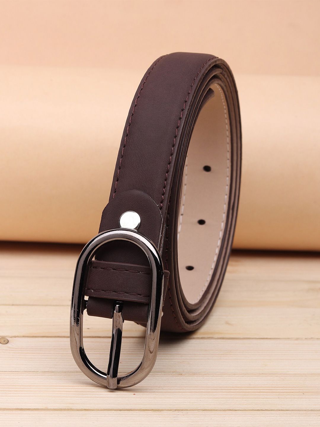 URBAN ALFAMI Women Brown PU Belt Price in India