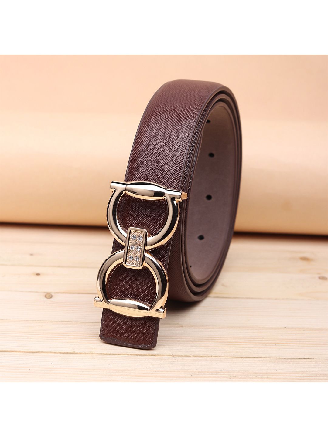 URBAN ALFAMI Women Brown PU Belt Price in India