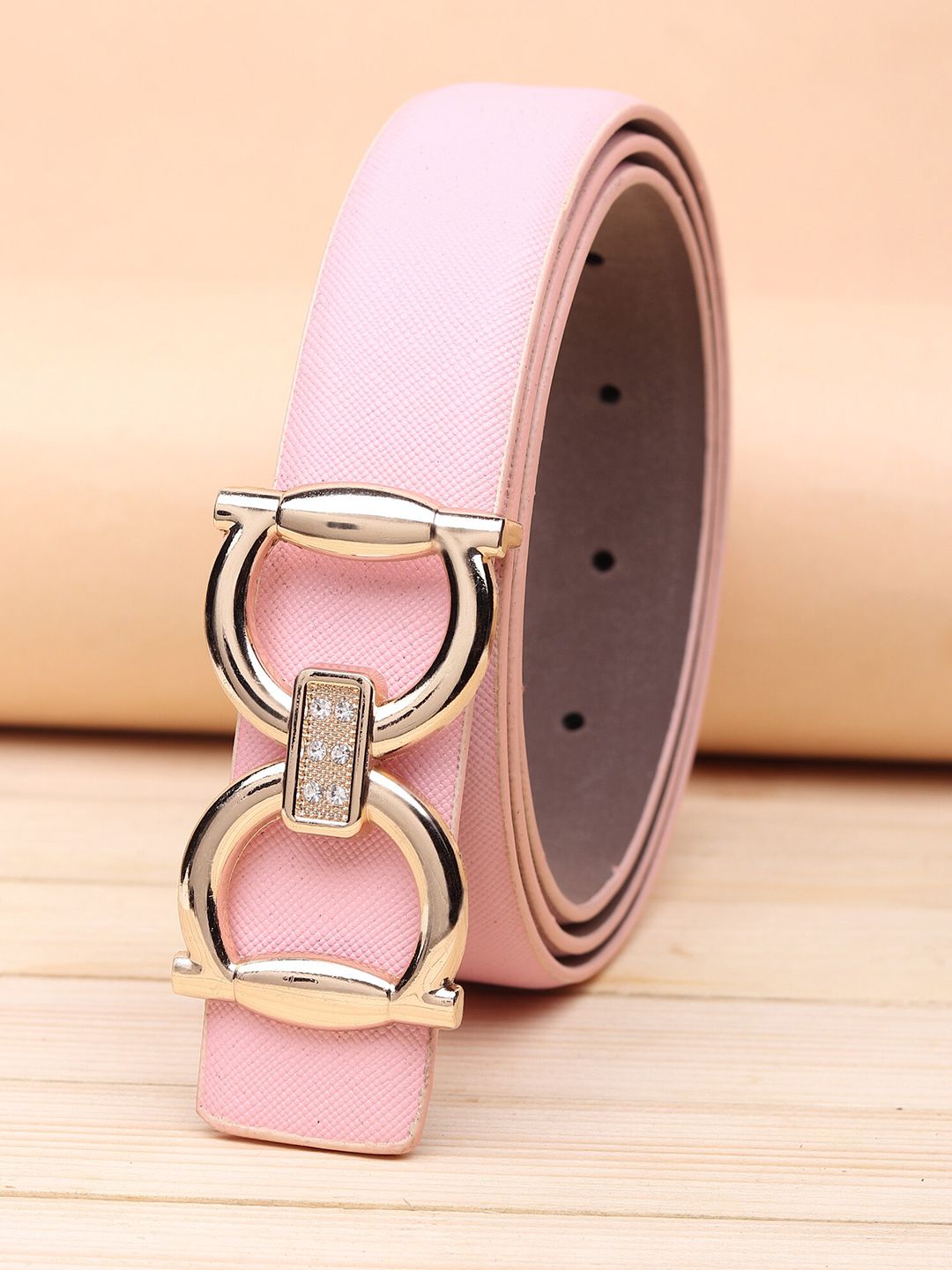 URBAN ALFAMI Women Pink PU Belt Price in India