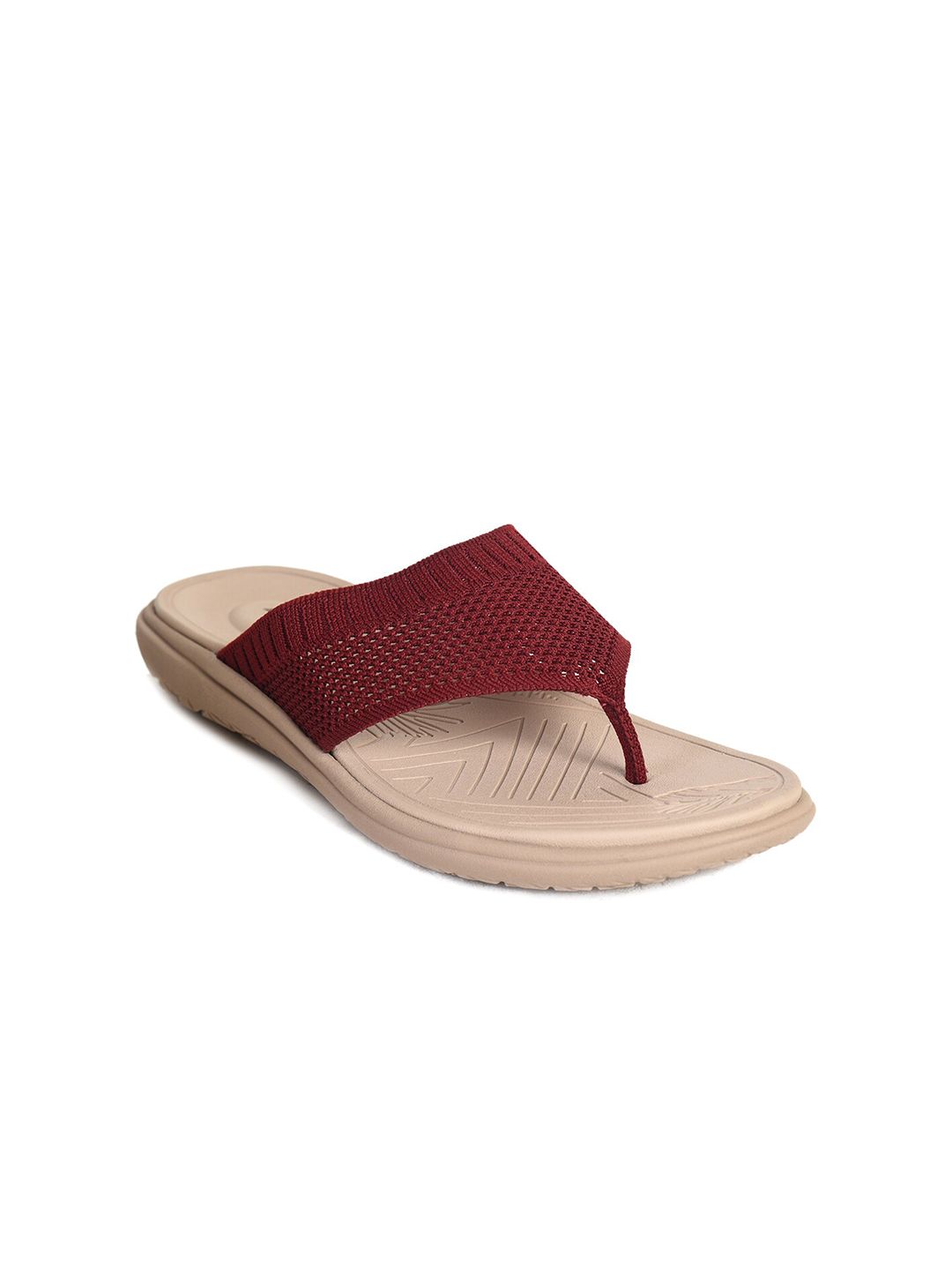 IMPAKTO Women Pink & Red Slip-On Price in India