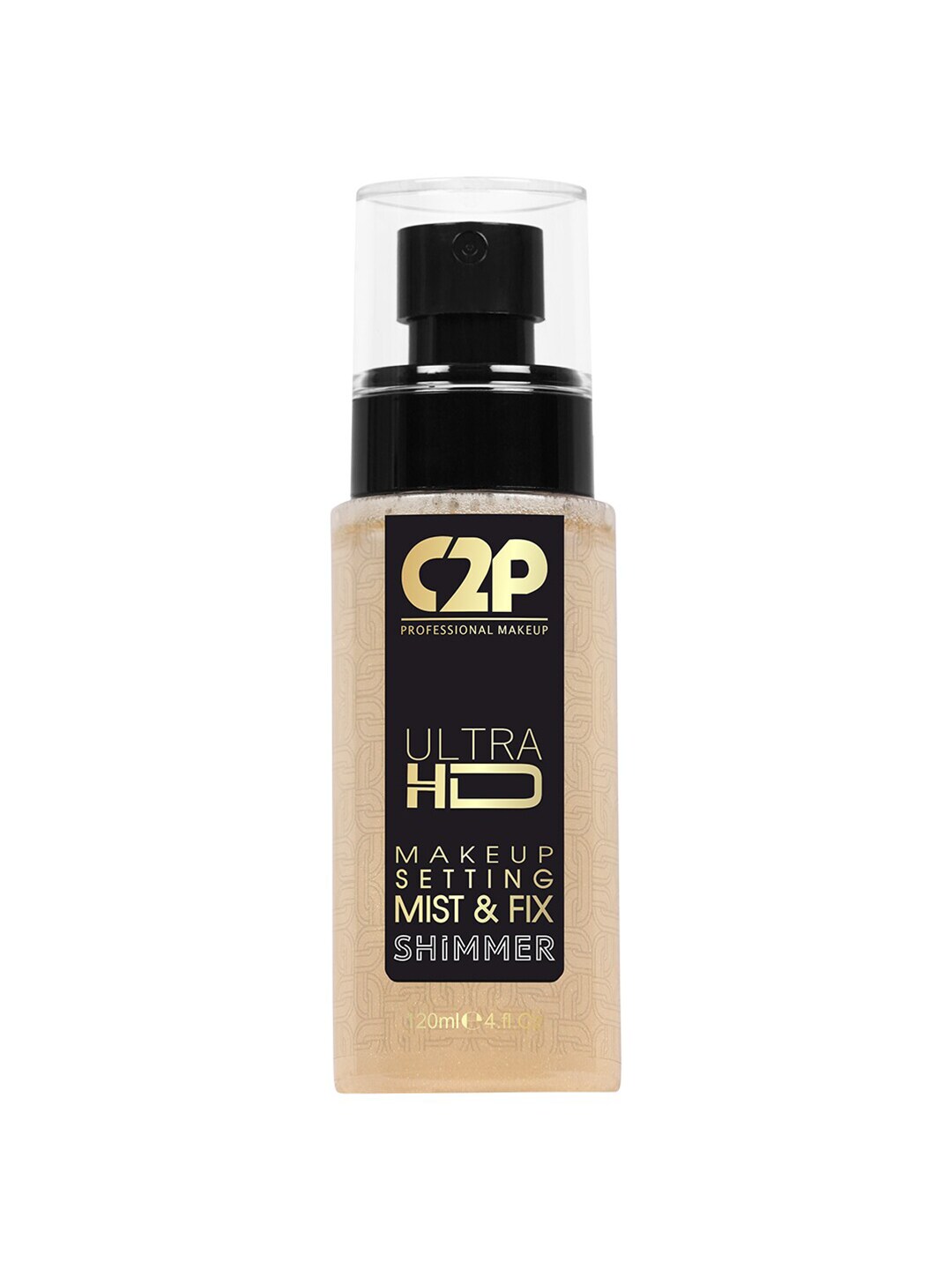 C2P PROFESSIONAL MAKEUP Ultra HD Makeup Setting Mist & Fix - Shimmer - Champagne 04 Price in India