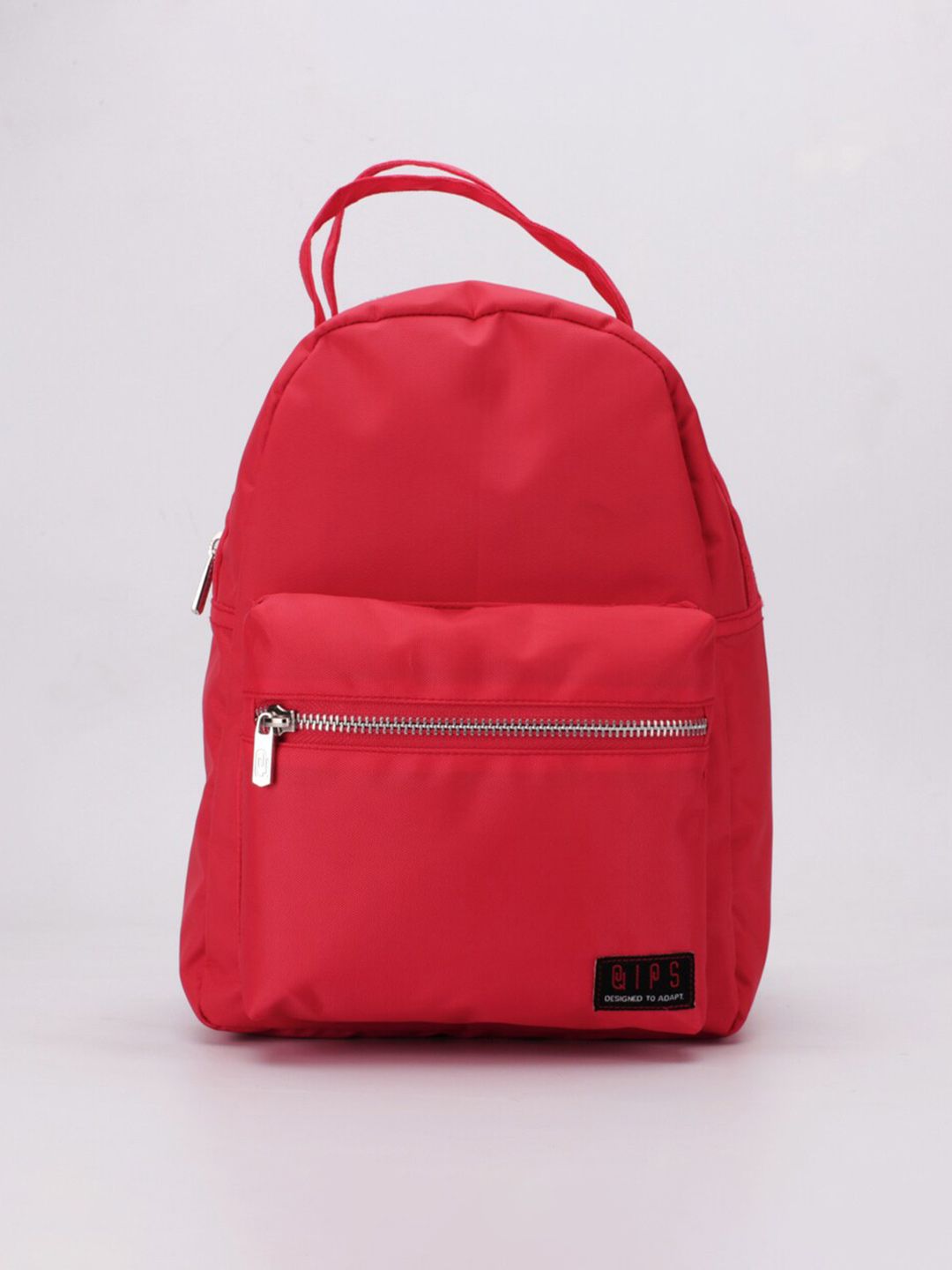 QIPS Women Red Brand Logo Backpack Price in India