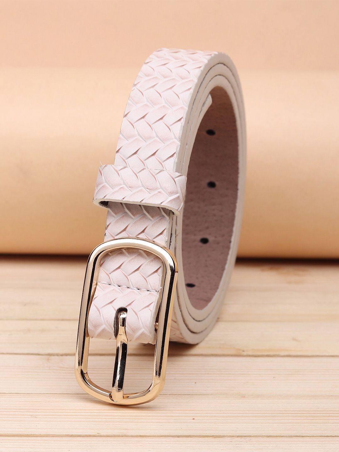 URBAN ALFAMI Women White PU Belt Price in India