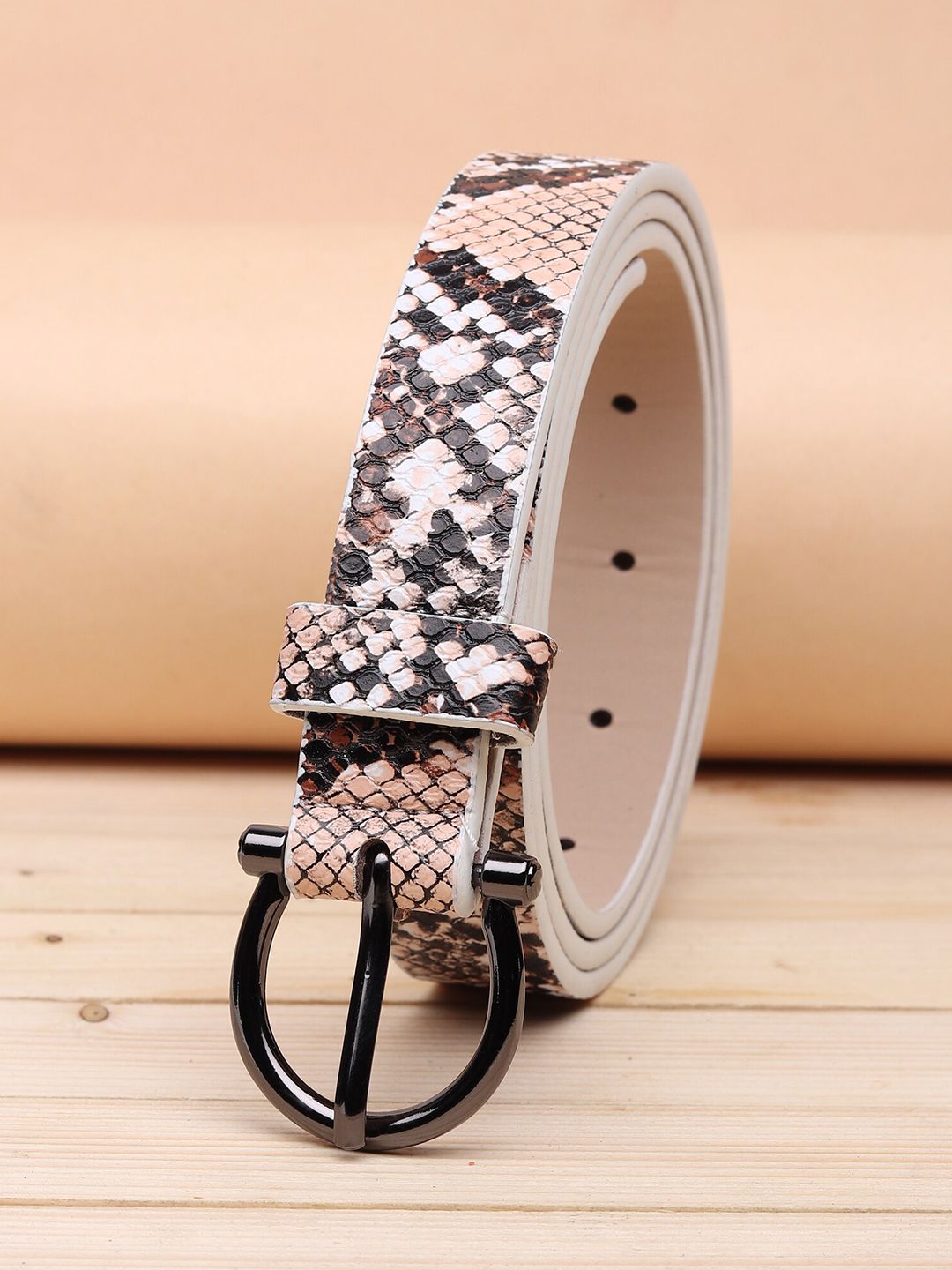 URBAN ALFAMI Women Black Printed Belt Price in India