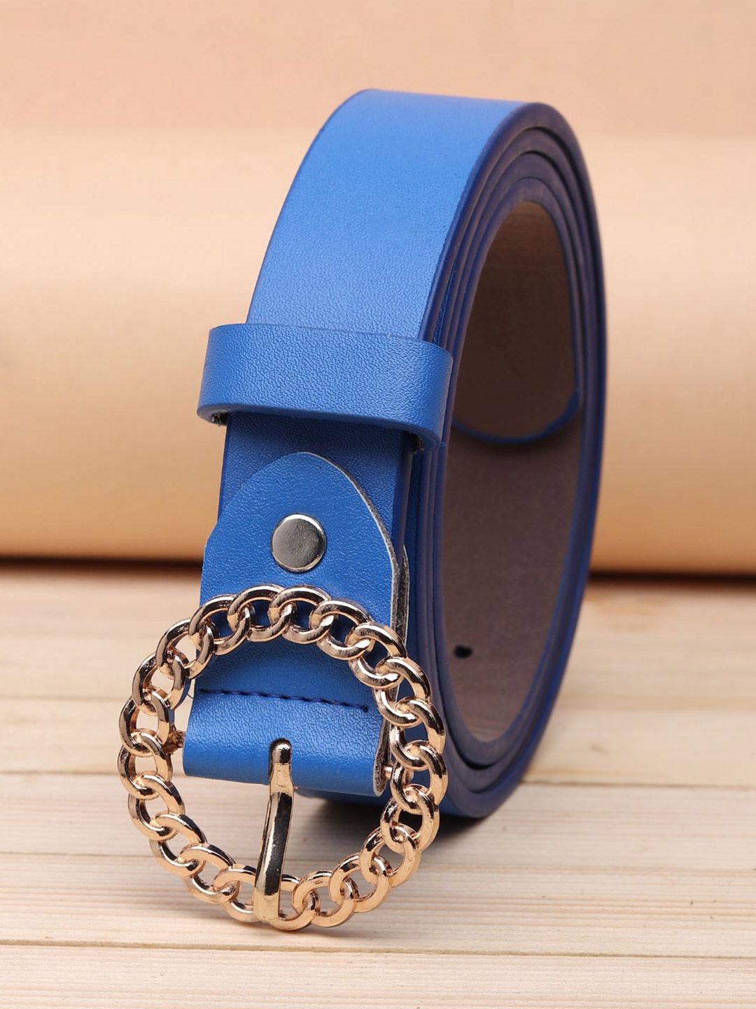 URBAN ALFAMI Women Blue PU Belt Price in India