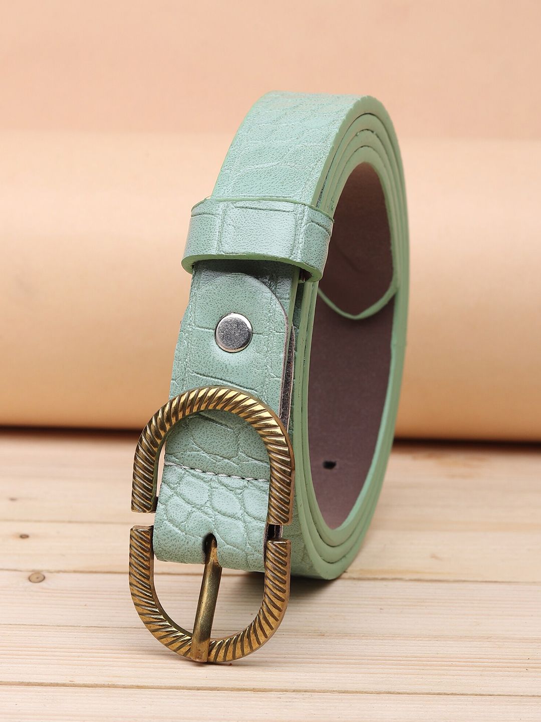 URBAN ALFAMI Women Green PU Belt Price in India