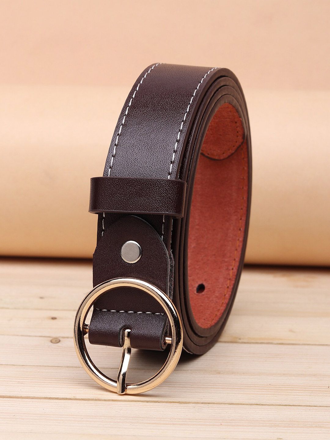 URBAN ALFAMI Women Brown PU Belt Price in India