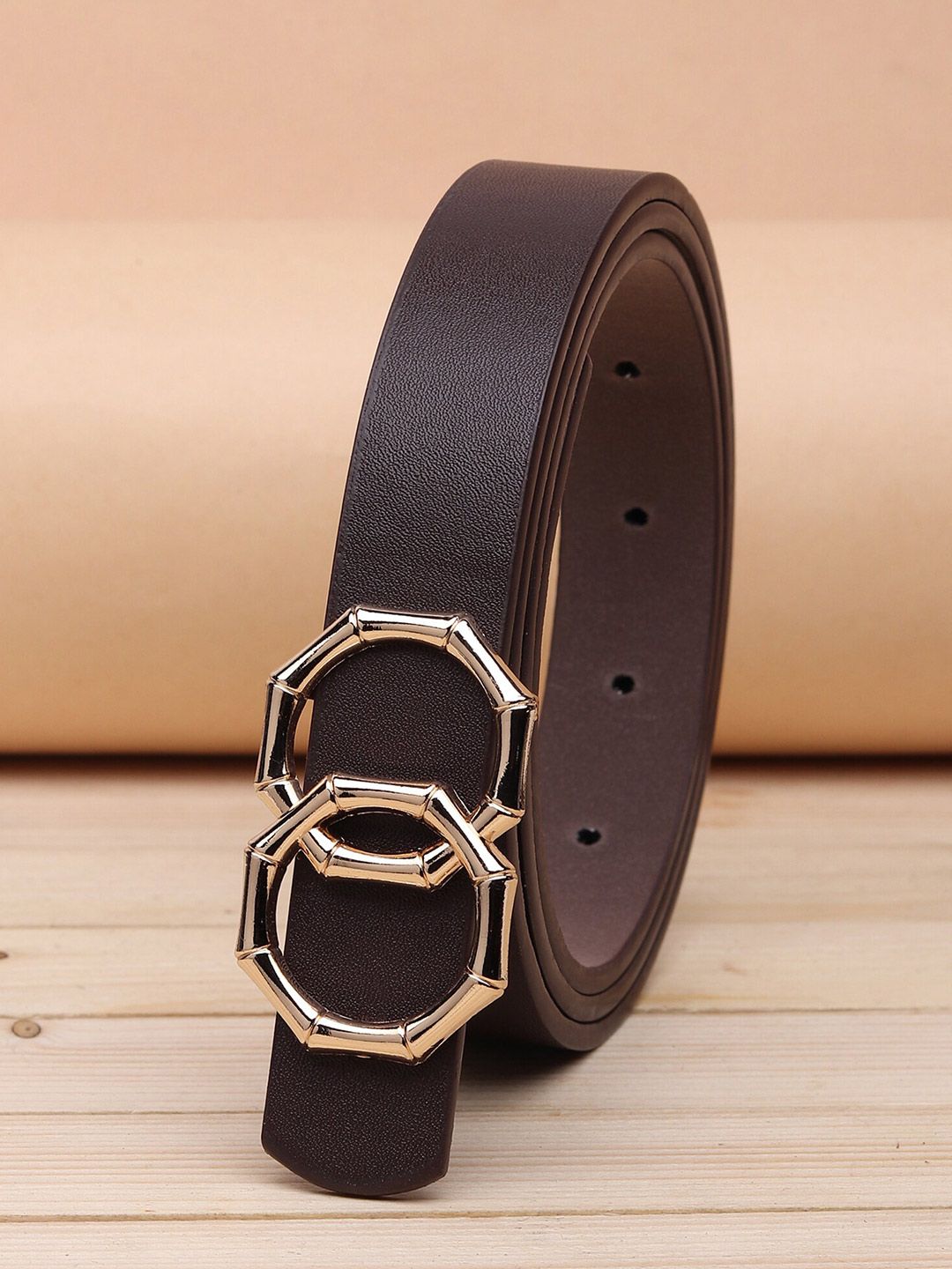 URBAN ALFAMI Women Brown PU Belt Price in India