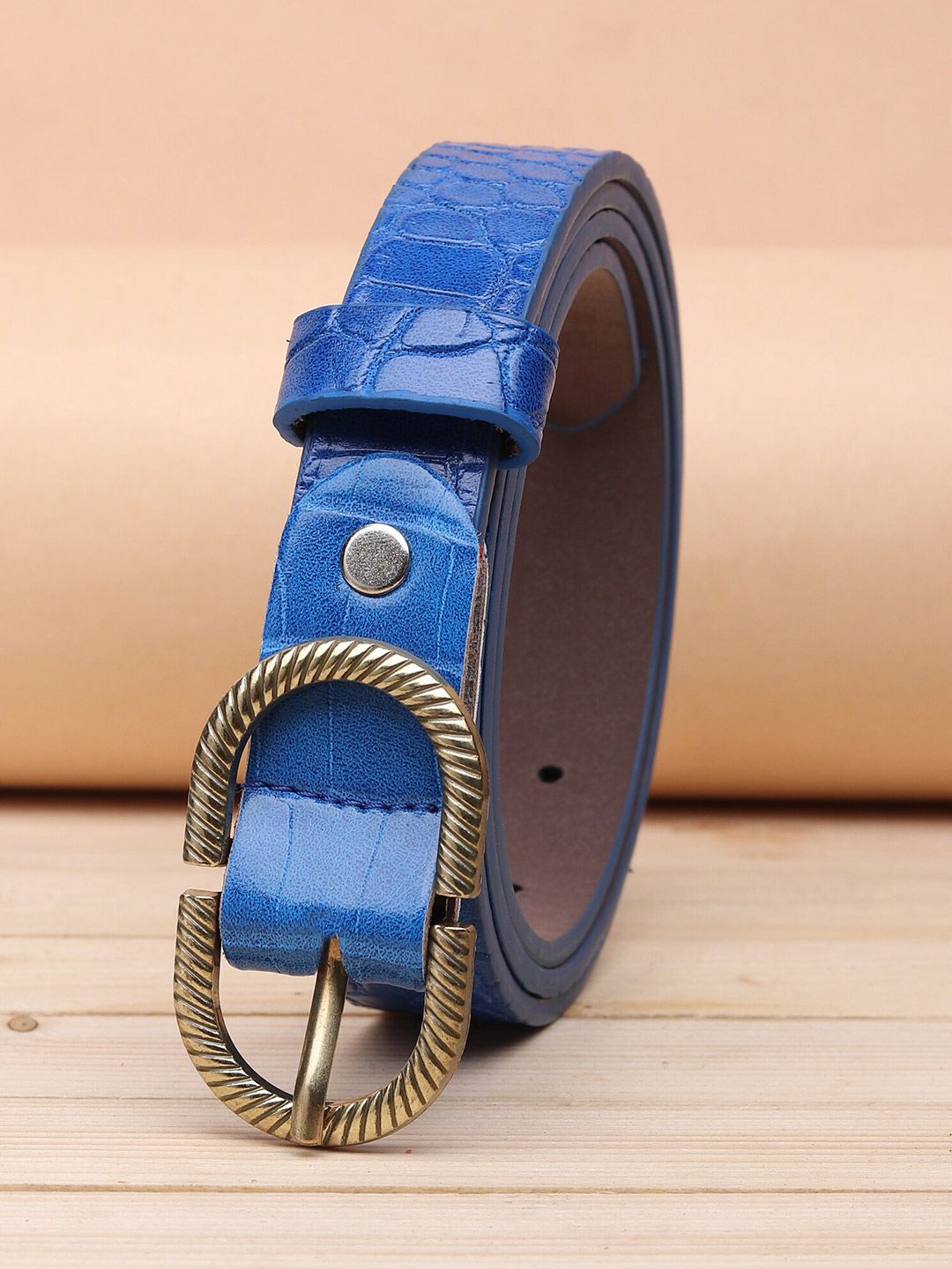 URBAN ALFAMI Women Blue PU Belt Price in India