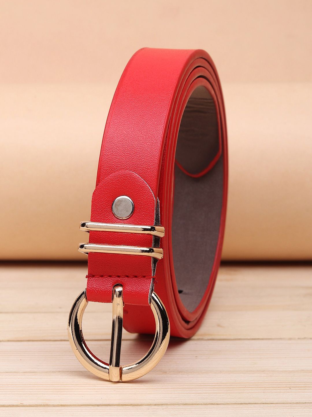 URBAN ALFAMI Women Red PU Belt Price in India