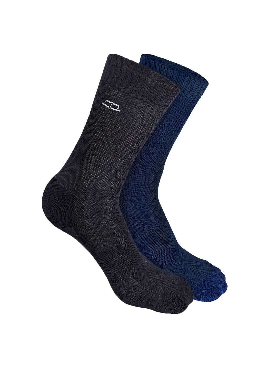 Heelium Men Pack of 2 Bamboo Super Soft & Odour-Free Breathable Crew-Length Socks