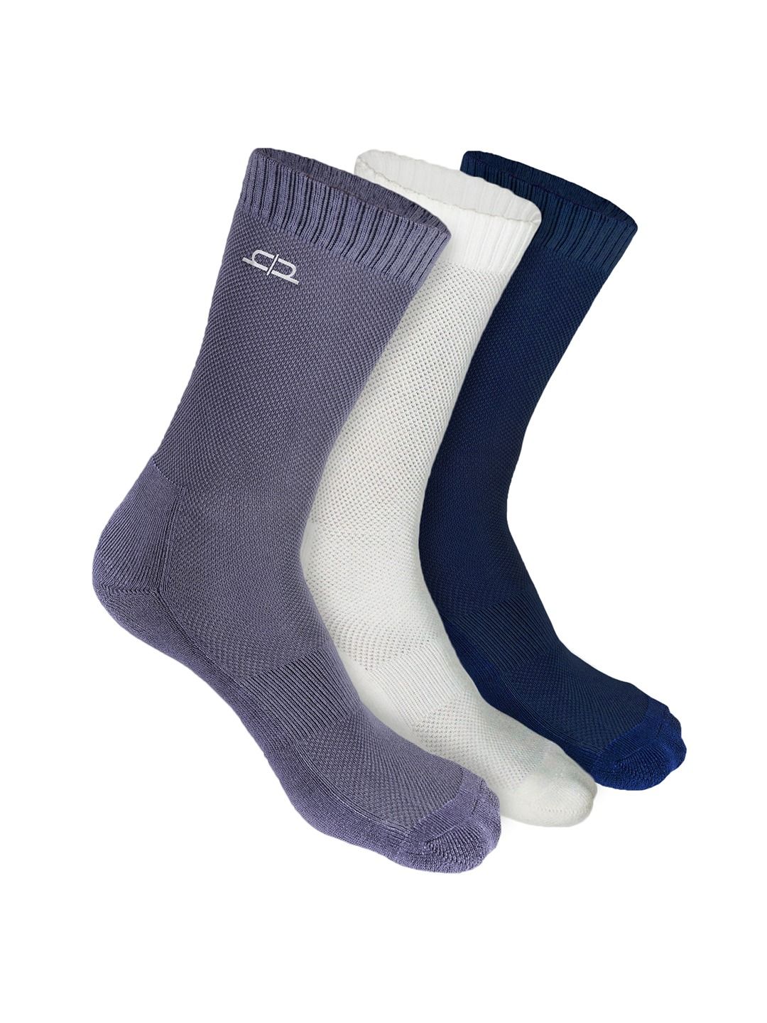 Heelium Men Pack of 3 Bamboo Super Soft & Odour-Free Breathable Crew-Length Socks
