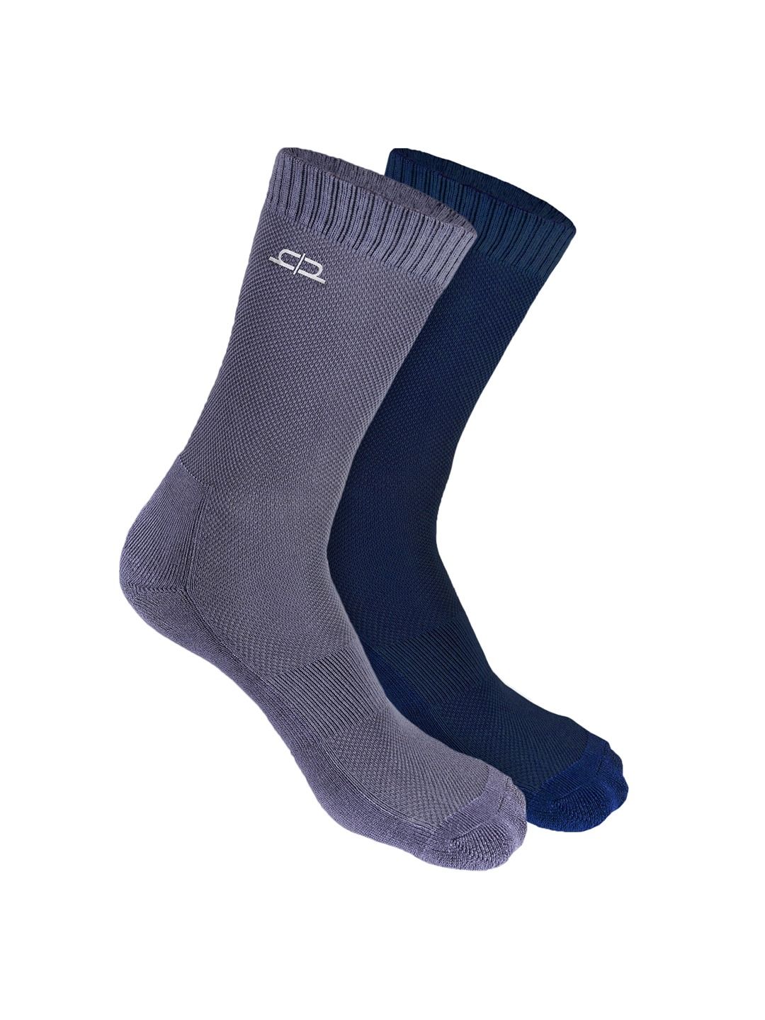 Heelium Men Pack of 2 Bamboo Super Soft & Odour-Free Breathable Crew-Length Socks