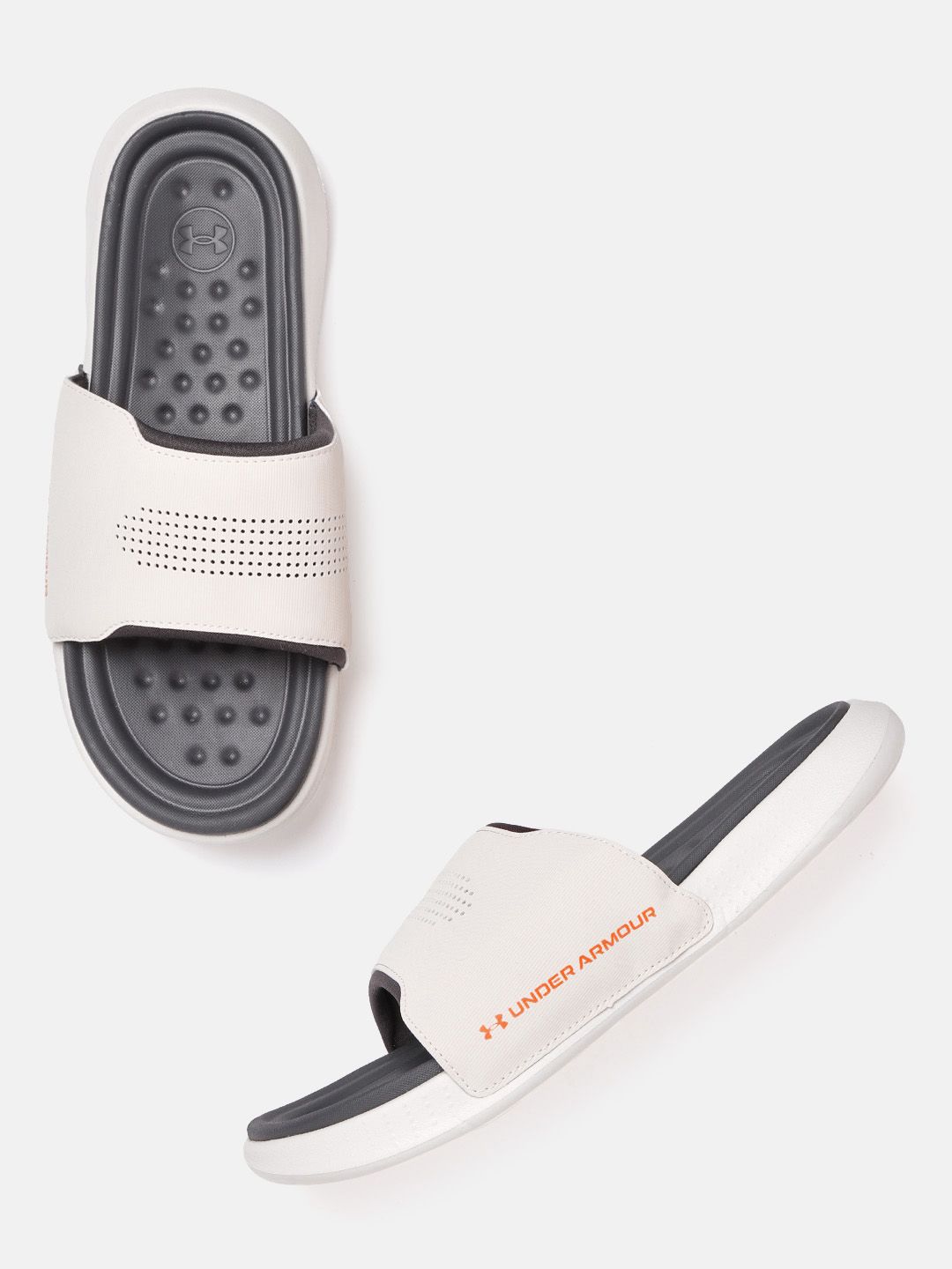 Under armour shop flip flops india