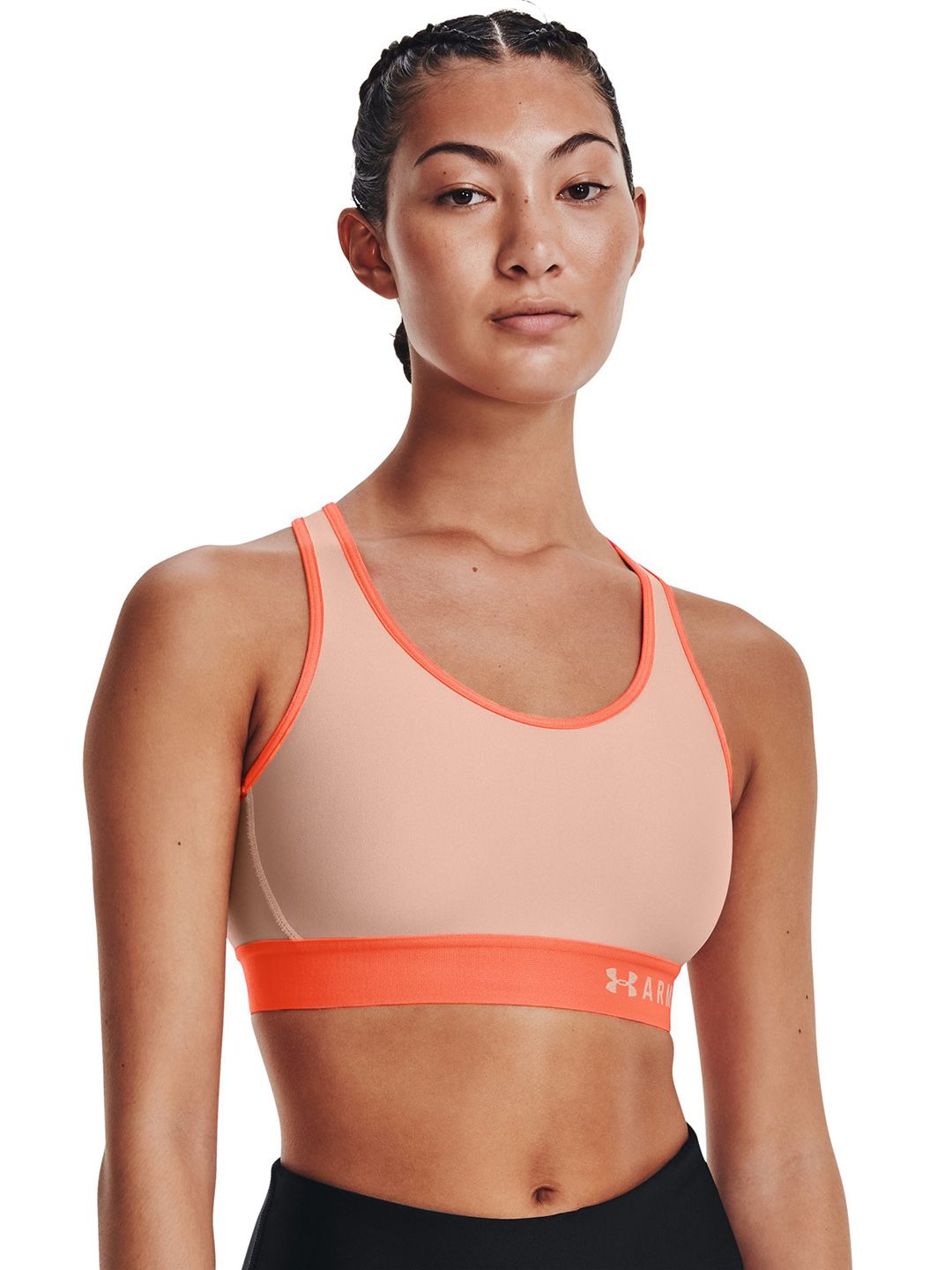 UNDER ARMOUR Pink Keyhole Workout Bra Price in India