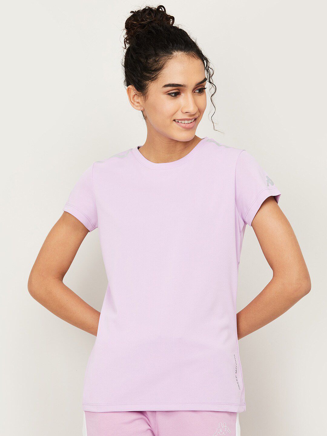 Kappa Women Lavender T-shirt Price in India