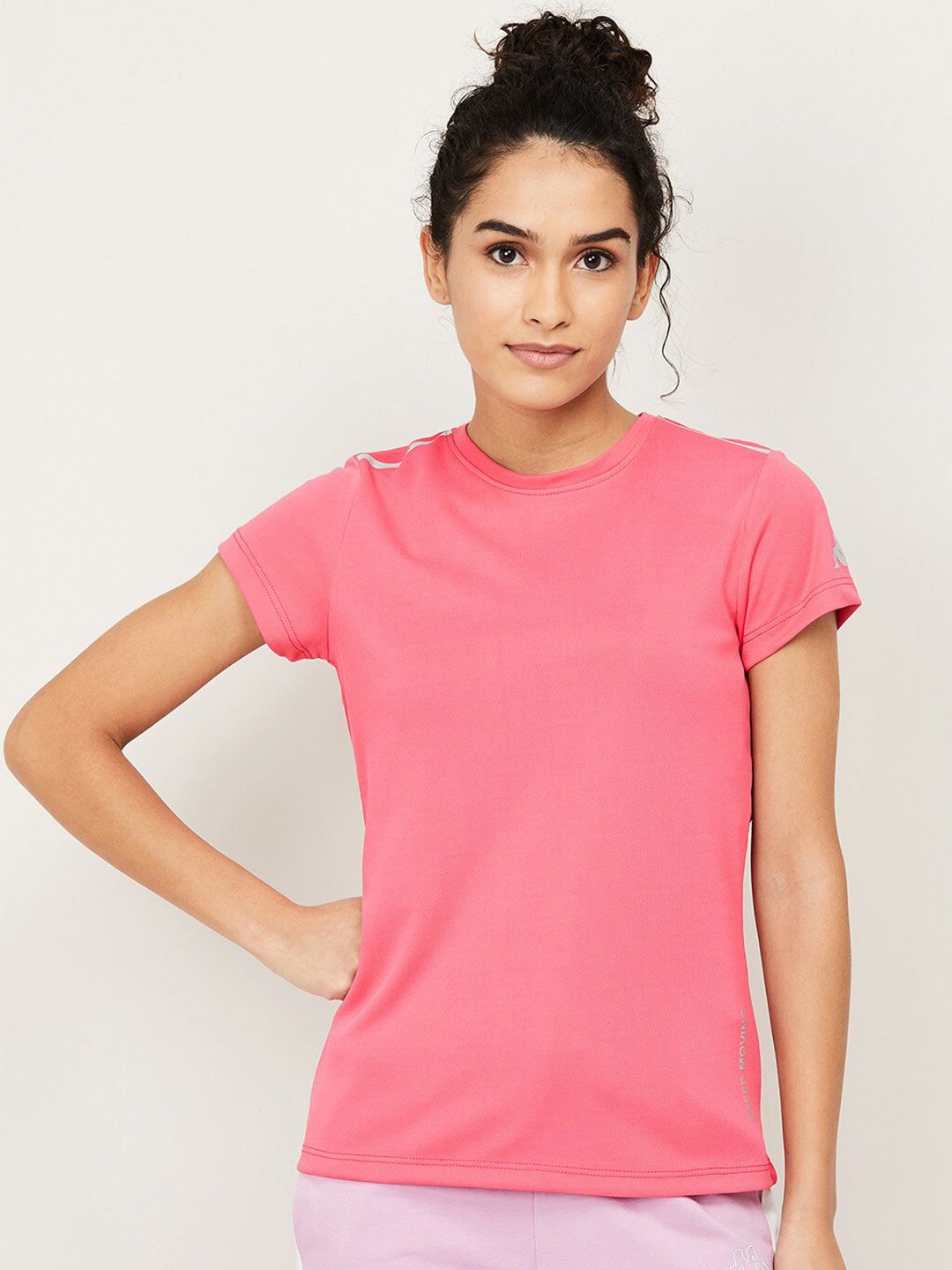 Kappa Women Pink T-shirt Price in India