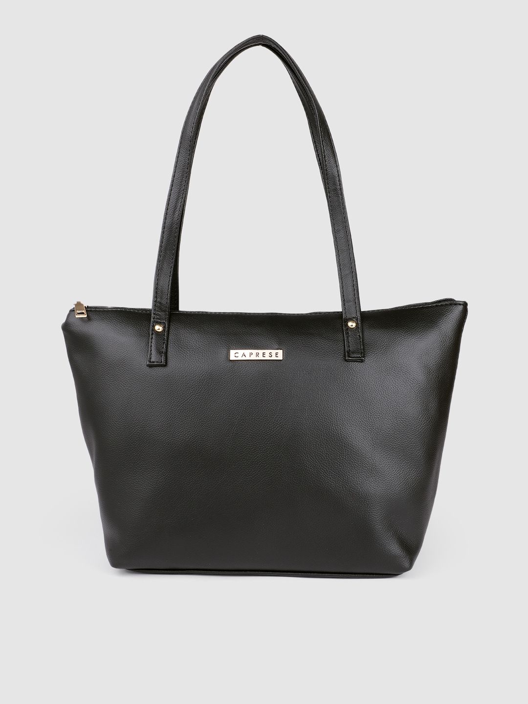 Caprese Black Structured Shoulder Bag Price in India Full