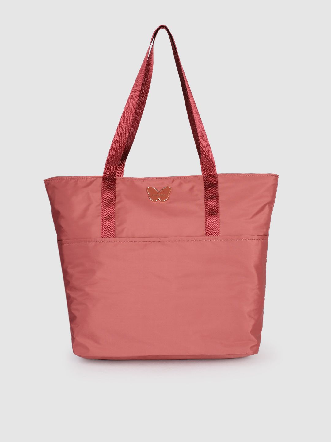 Caprese Pink Structured Shoulder Bag Price in India