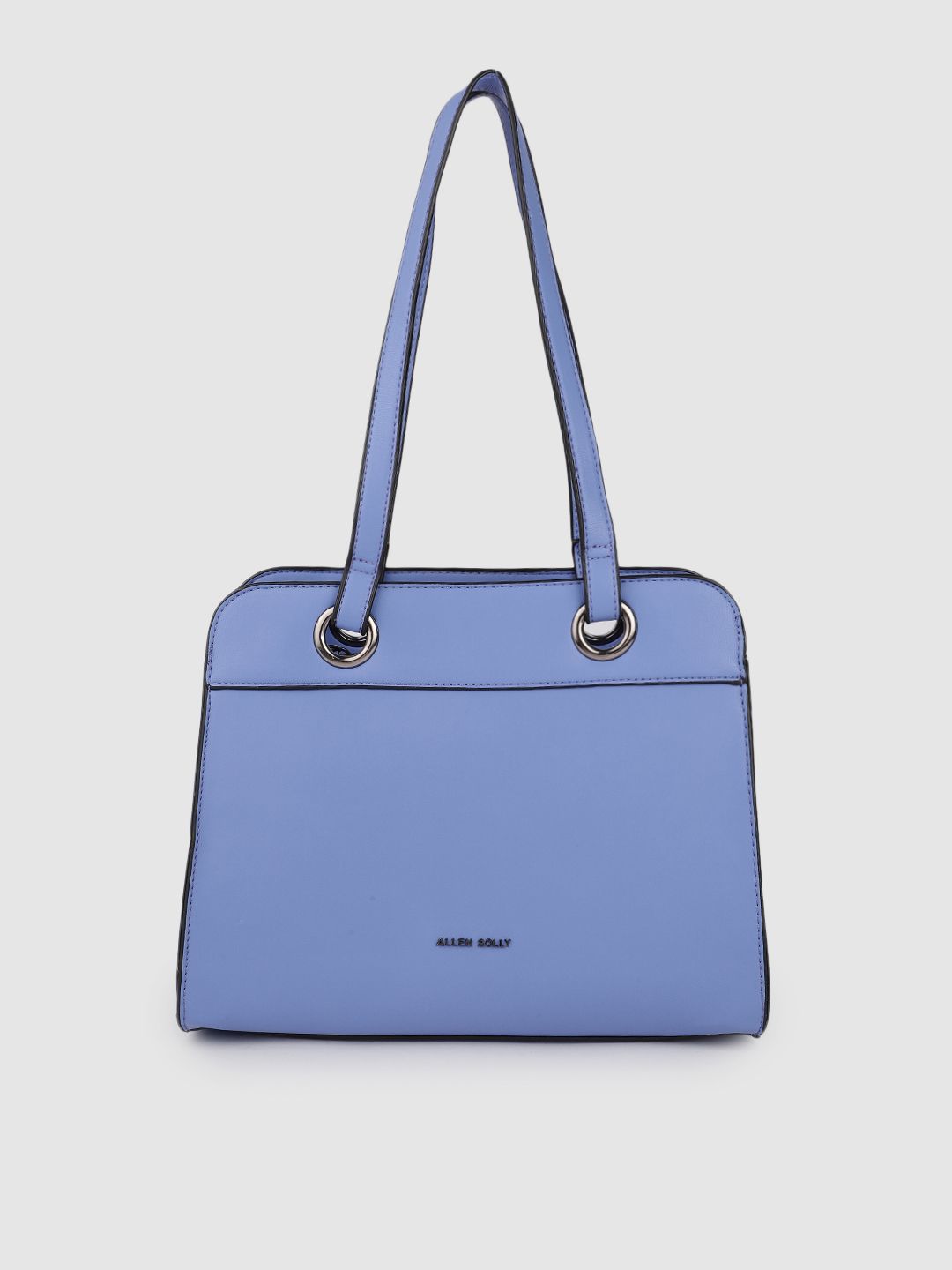 Allen Solly Blue PU Structured Shoulder Bag Price in India