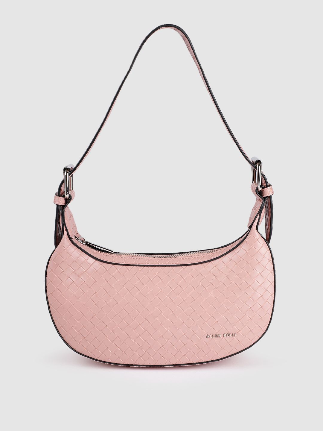 Allen Solly Women Pink Quilted Hobo Bag Price in India