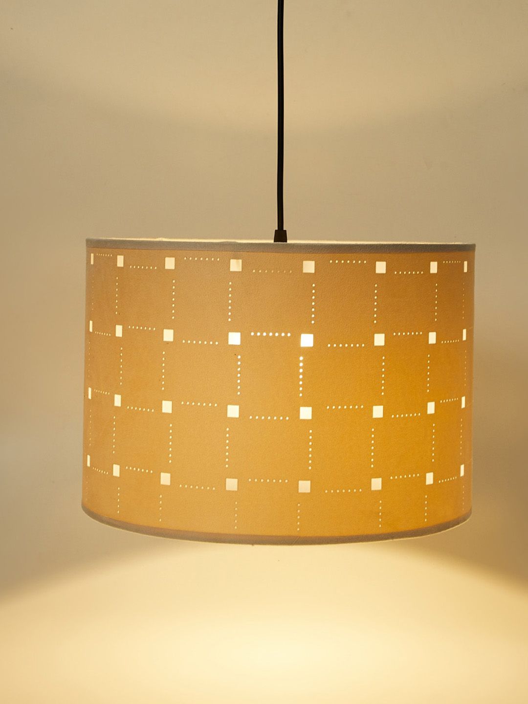 Home Centre Off-White Textured Metal Ceiling Lamp Price in India